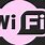 Pink Wi-Fi Logo