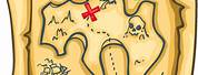 Pirate Treasure Map Clip Art