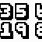 Pixel Art Numbers