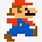 Pixel Mario Walking