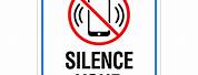 Please Silence Your Cell Phone Sign