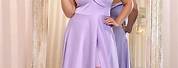 Plus Size Lavender Bridesmaid Dresses