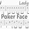 Poker Face Chords
