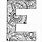Printable Adult Coloring Pages Letter E