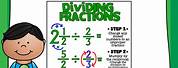 Printable Dividing Fractions Anchor Chart