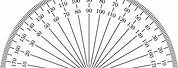 Printable Full Protractor Actual Size
