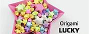 Printable Lucky Star Galaxy Origami Paper