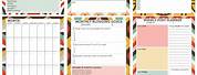 Printable Personal Planner Pages