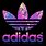 Purple Adidas Logo