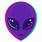Purple Alien Emoji