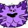 Purple Cat Face