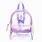 Purple Clear Backpack