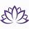 Purple Lotus Flower Logo