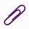 Purple Paper Clips