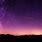 Purple Starry Night Background