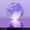 Purple World Globe