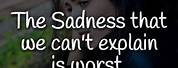 Quotes About Sad Times in Life