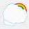 Rainbow Cloud Border