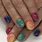 Rainbow Gel Nails