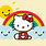 Rainbow Hello Kitty Phone Wallpaper