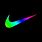 Rainbow Nike Swoosh Logo