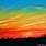 Rainbow Sky Sunset