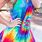 Rainbow Tie Dye Dress