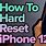 Reboot iPhone 12