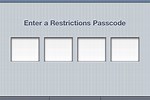Recover Restrictions Passcode On iPhone 4
