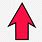 Red Arrow Up Emoji