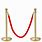 Red Rope Stanchions