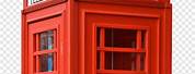 Red Telephone Box PNG