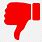 Red Thumbs Down Icon