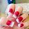 Red White Nail Designs