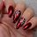 Red Winter Nails