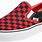 Red and Black Checkered Vans