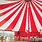 Red and White Circus Tent