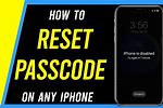 Reset Passcode On iPhone