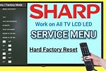 Reset Sharp TV Codes