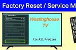 Reset for Westinghouse TV