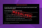 Resolve HDCP Error On Roku