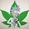 Rick Morty Smoking Weed