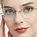 Rimless Glasses for Round Face Women