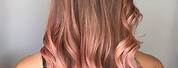 Rose Gold Ombre Hair Color