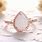 Rose Gold Opal Wedding Ring