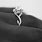Rose Shaped Diamond Engagement Ring