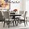 Round Dining Table and Chairs for 4