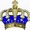 Royal Blue Crown Clip Art