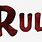 Rules Text Logo