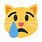 Sad Cat Face Emoji